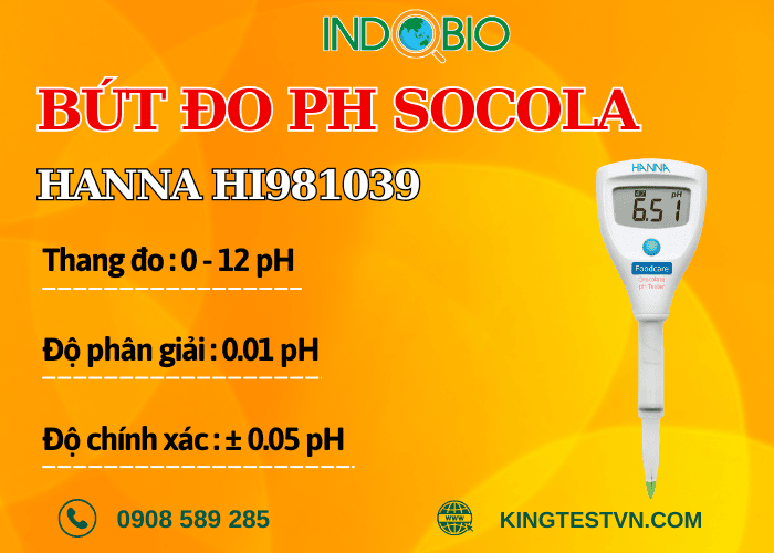 Bút đo pH cầm tay Hanna HI981039